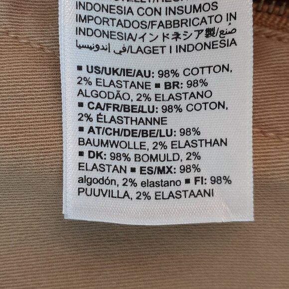 NWT Women's Size 2 Stretch Camel Chino Tan Pants - Amazon Essentials - Picture 7 of 11